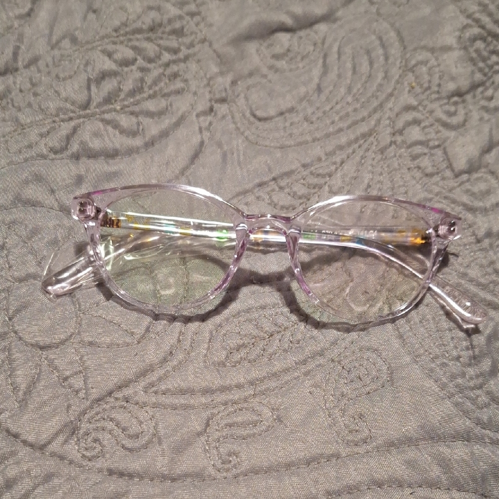 Light Purple Blue Light Glasses